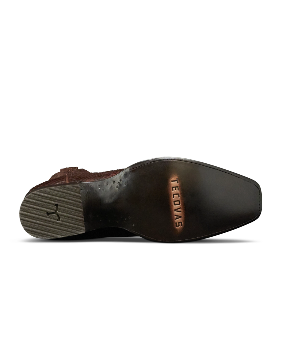 Sole view of The Jack - Chocolate Python on plain background