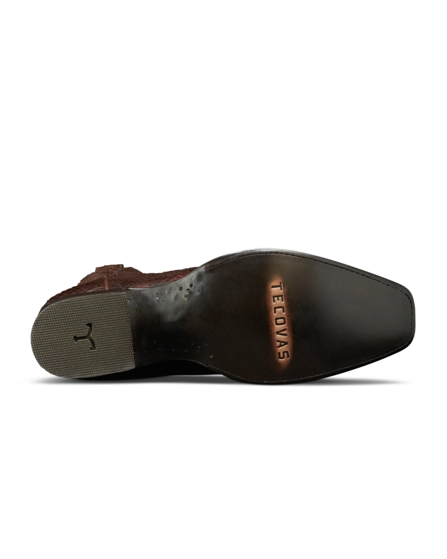 Sole view of The Jack - Chocolate Python on plain background