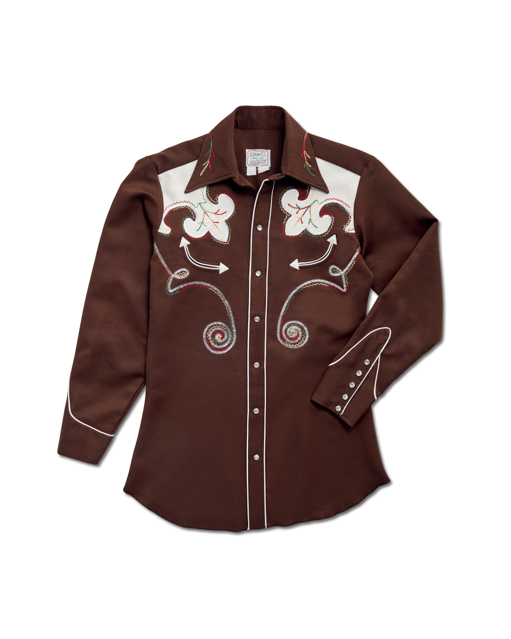 Tecovas x Cathy Hahn Men's Vintage Smile Pocket Pearl Snap - Size