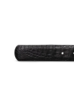 Closeup view of Men's Caiman Belt II - Midnight