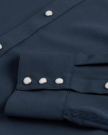 Closeup detail view of Men's Performance Western Pearl Snap - Navy