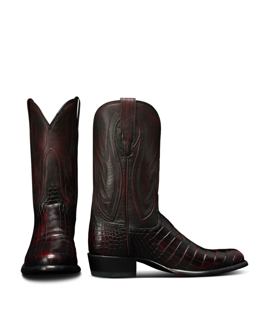 Pair view of The Cooper - Black Cherry on plain background