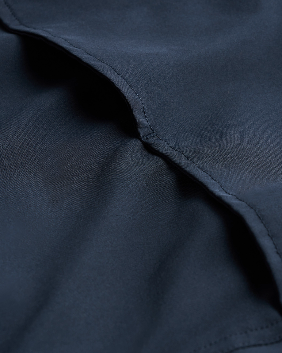 Closeup detail view of Men's Performance Western Pearl Snap - Navy