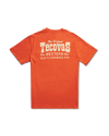 Closeup detail view of Men's Original Western Pocket Tee - Orange / Bone