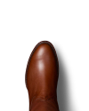 Toe view of The Hailey - Brown on plain background