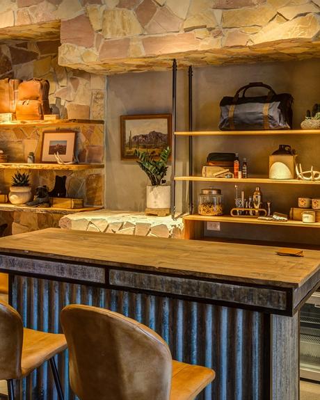 Image of the inside of the Keirland Commons Store showing the bar