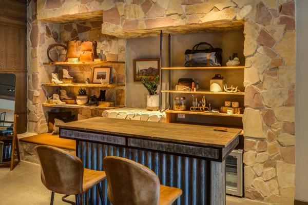 Image of the inside of the Keirland Commons Store showing the bar