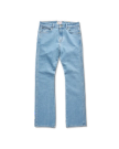 Front view of Men's Modern Bootcut Heritage Denim - Light Blue on plain background