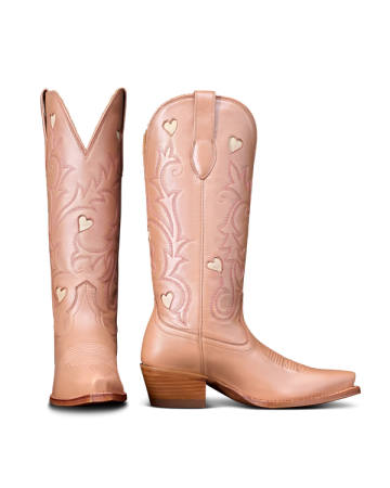 Pair view of The Annie Hearts - Rose Gold Goat on plain background