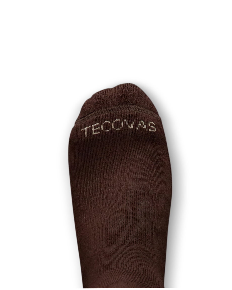 Toe view of Crew Socks (2-Pack) - Texas Rattlesnake Cream on plain background