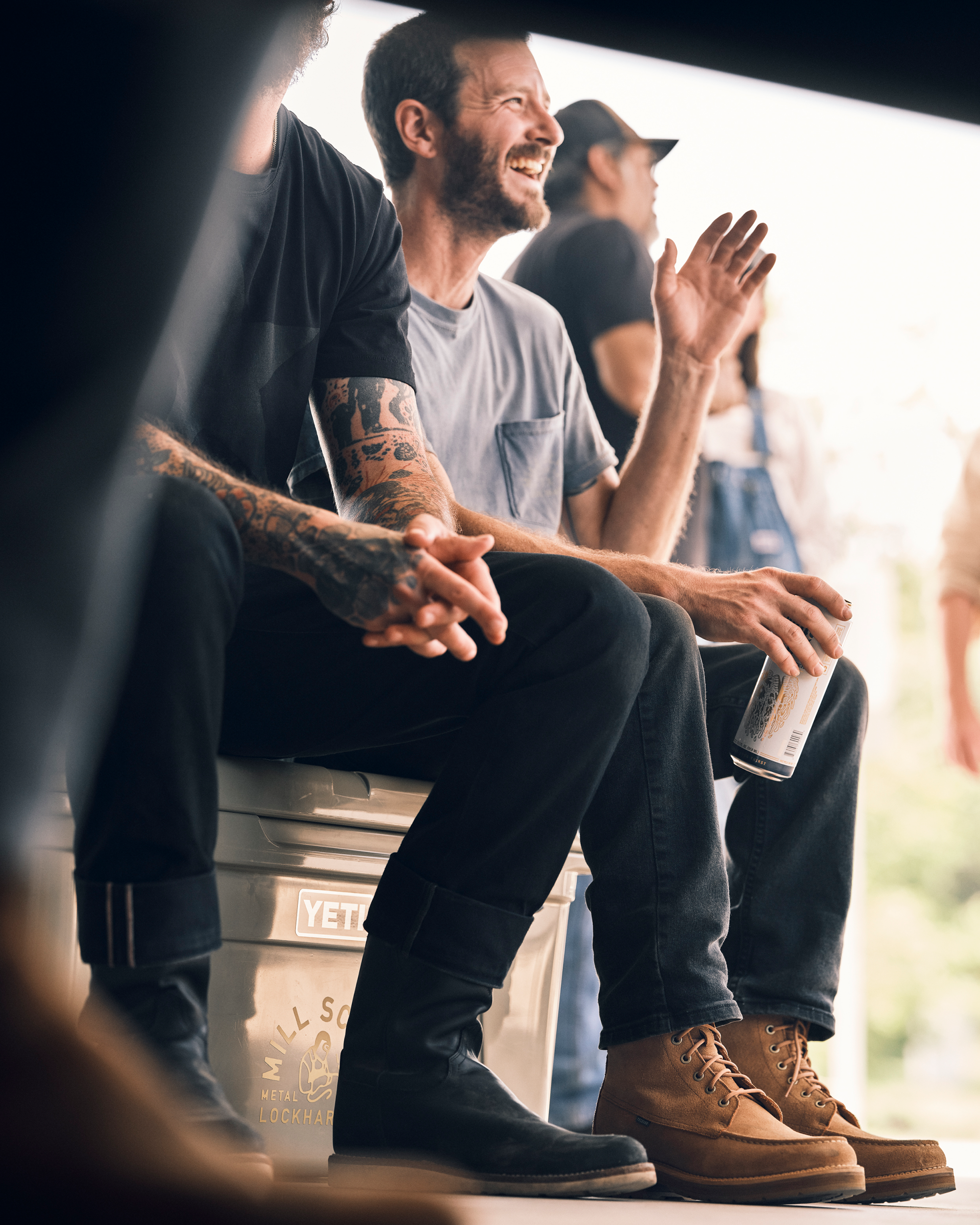 rugged black boots