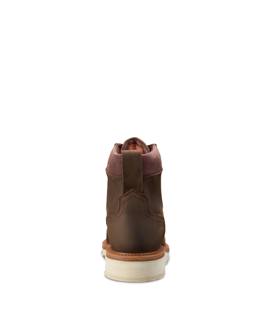 The LongHaul Moc Toe Work Boot - Brown cowhide | Tecovas