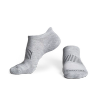 Pair view of Ankle Socks - Gray on plain background