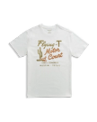 Front view of Men's Motor Court Tee - Bone / Multi on plain background