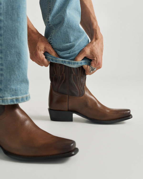 View of The Warren - Vintage Tan Cowhide