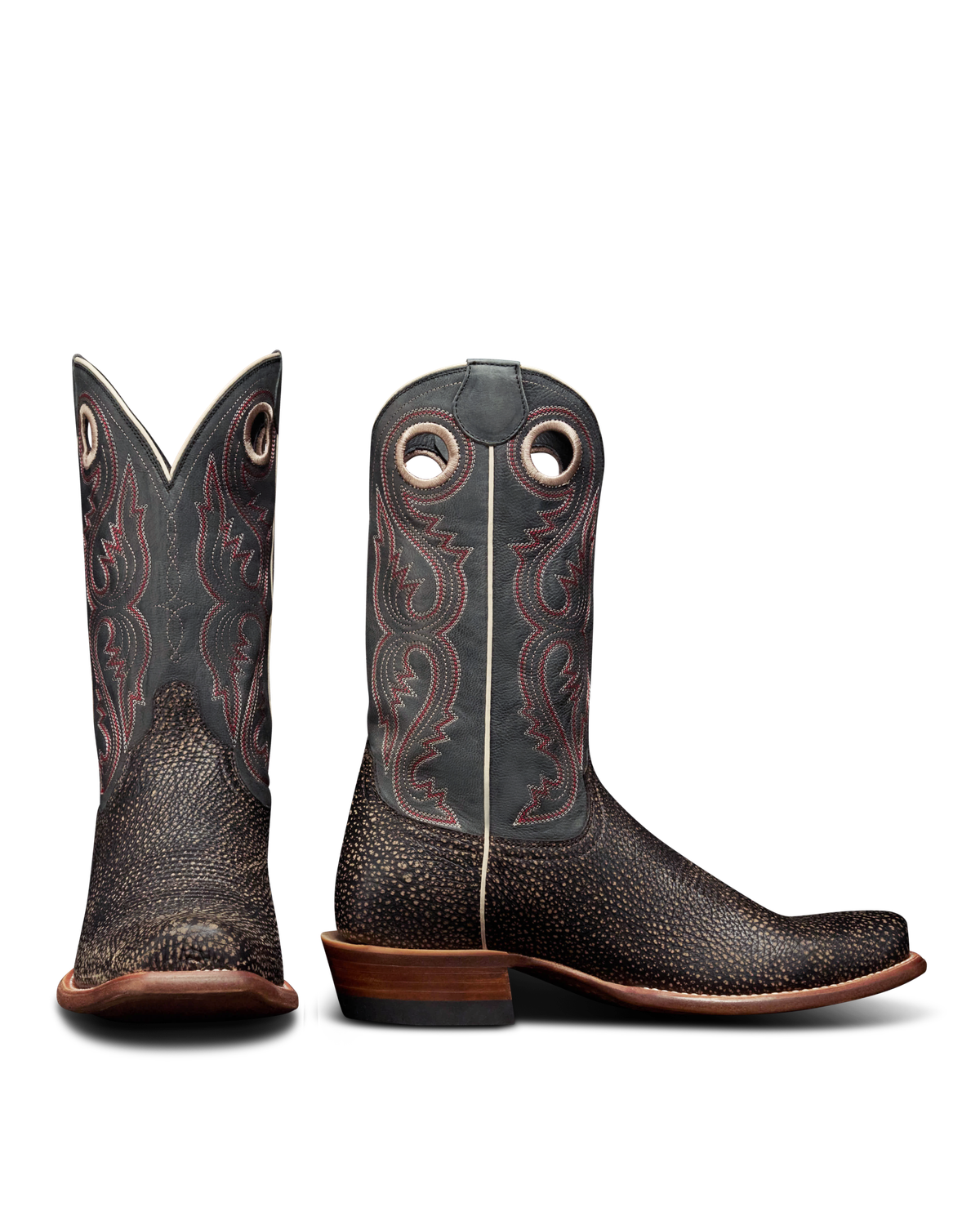 The Parker in Charcoal Bison - Men's Horseman Boot | Tecovas