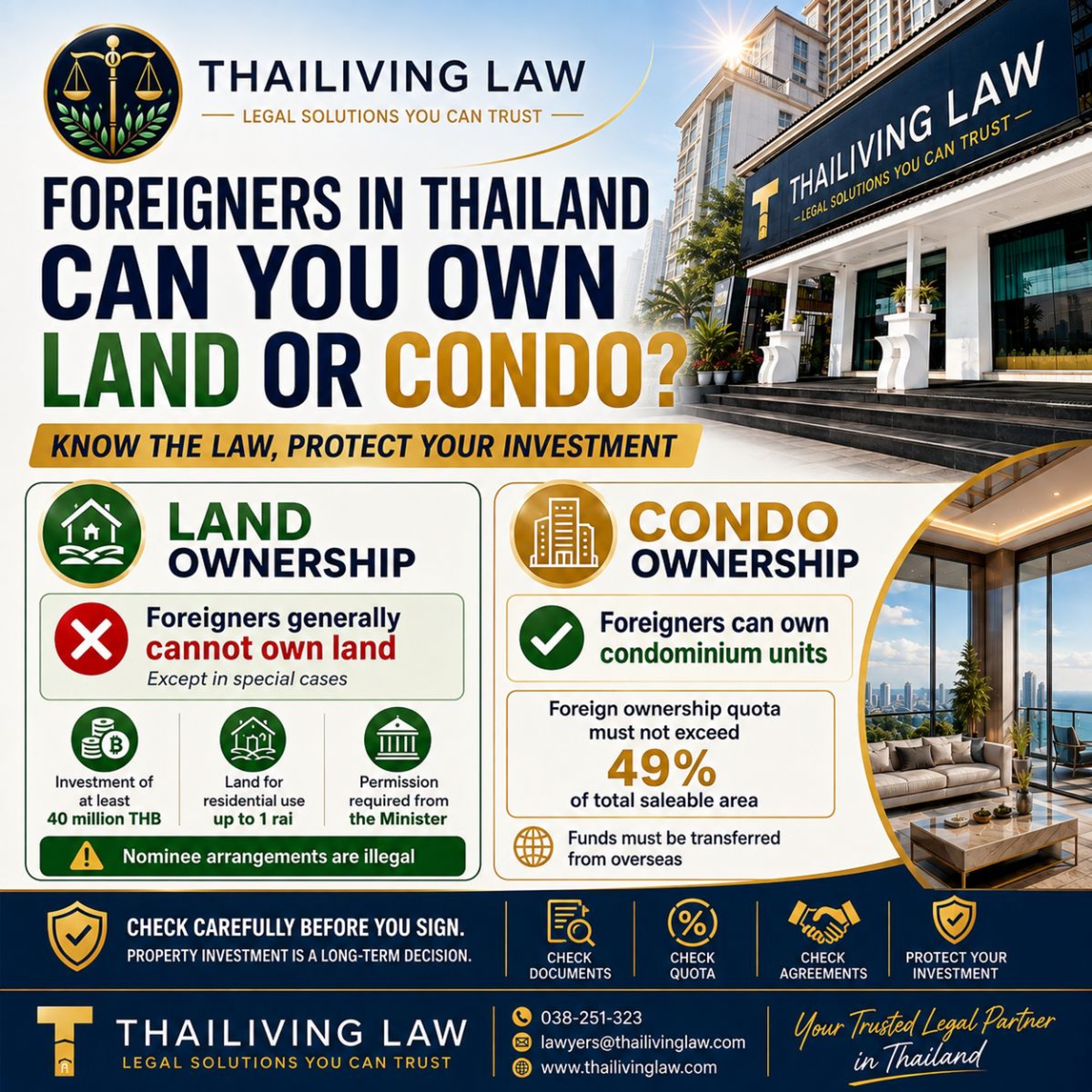 Foreigners and Thai Property Laws
