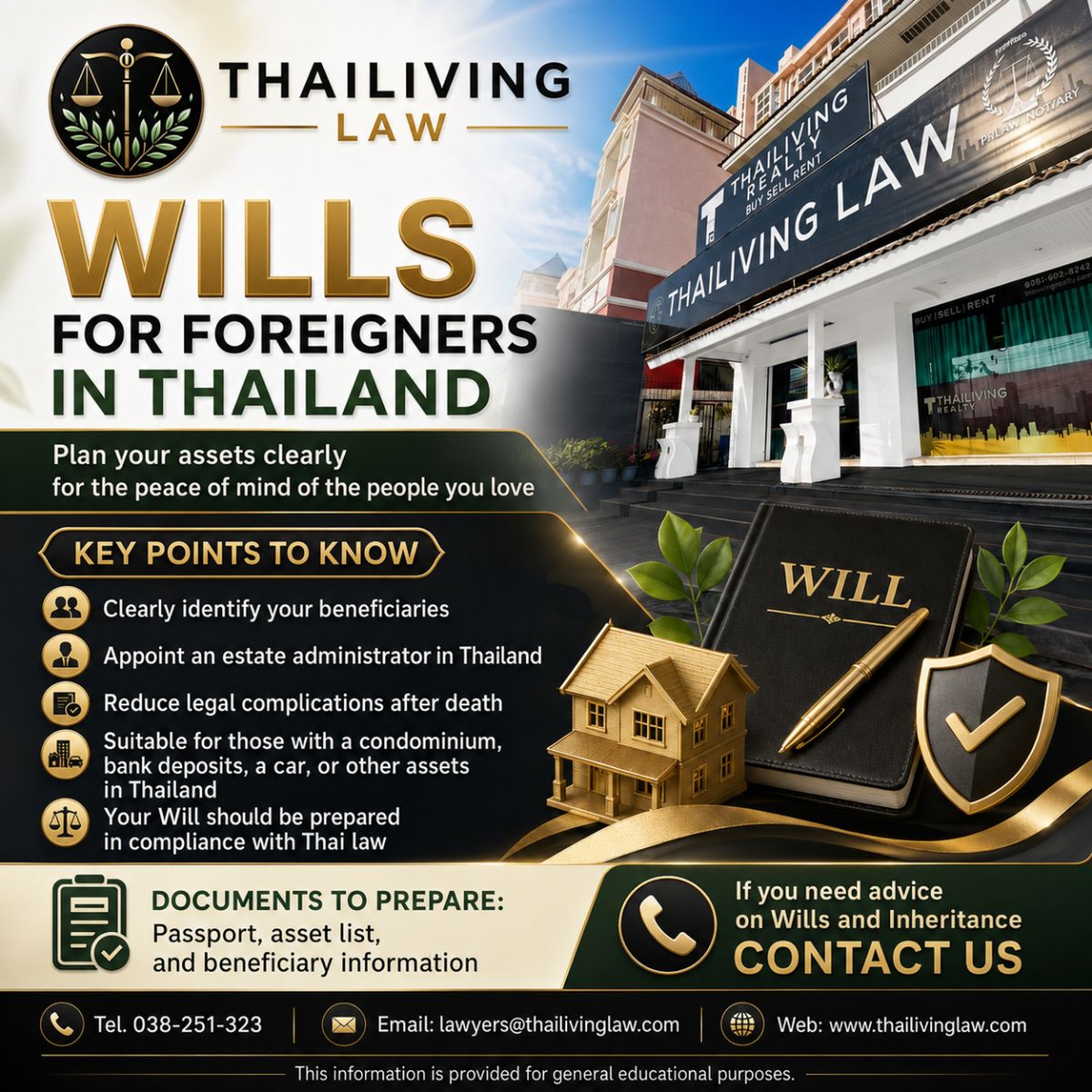 Secure Your Thai Assets with a Will Today