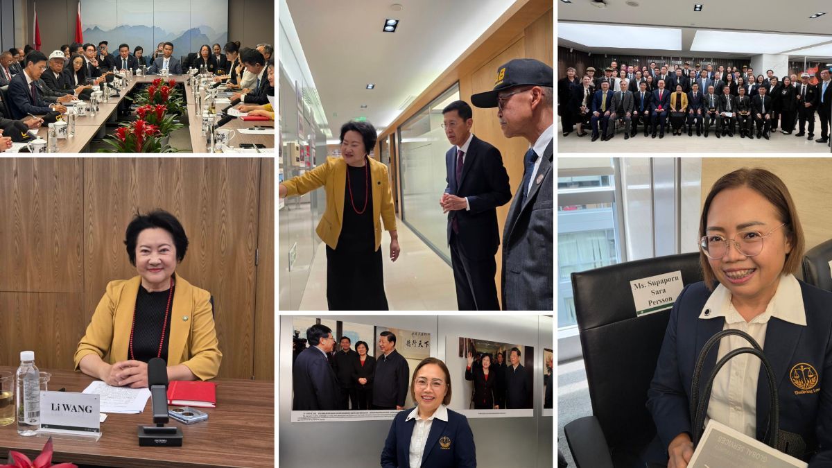 23 June 2026     CEO & Founder Of  Thailivinglaw  Mrs.Supaporn Sara Persson attended and joined with CTAB Attorneys Association   Beijing CHINA  