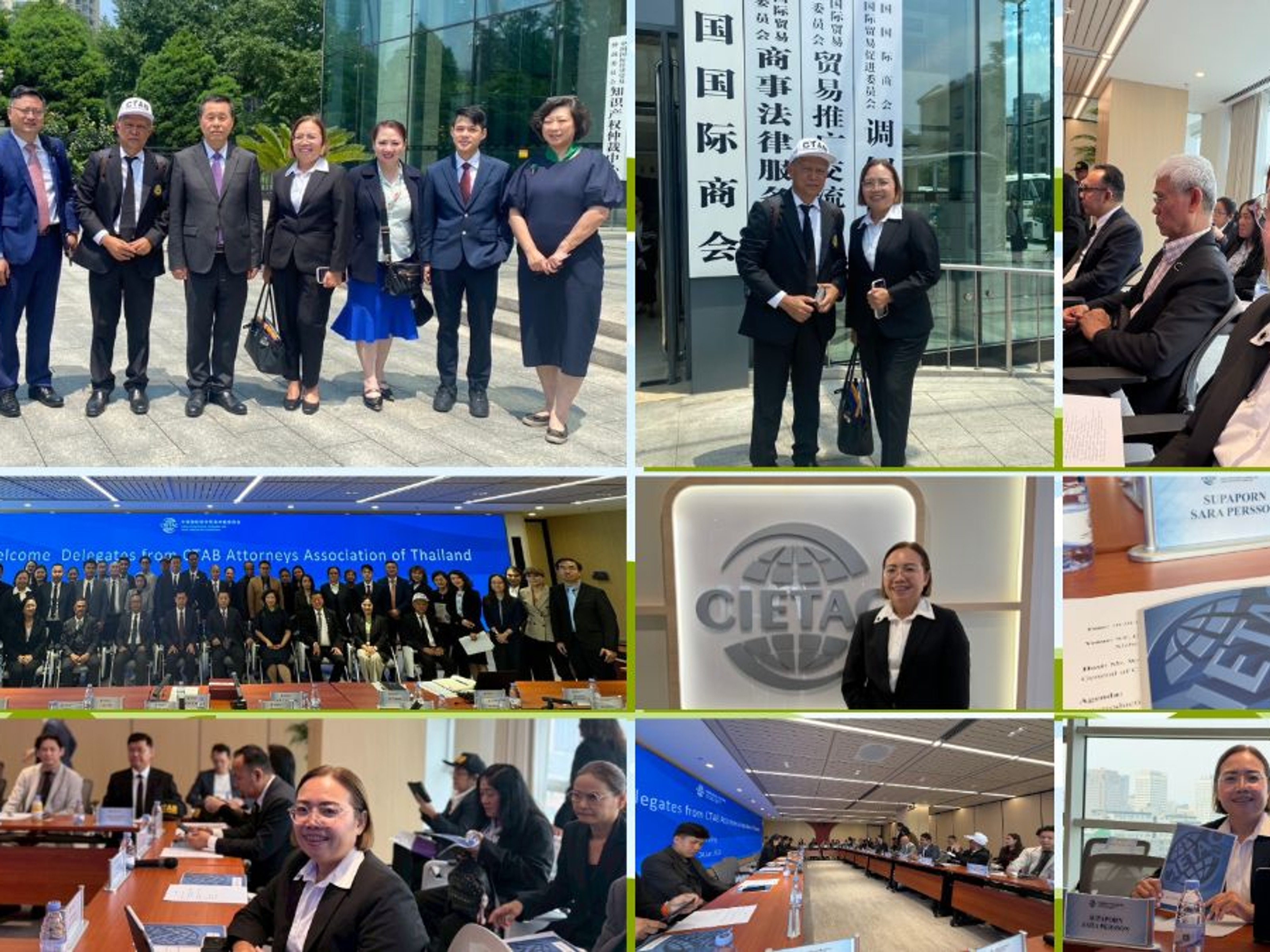 24 June 2026 CEO & Founder Of Thailivinglaw Mrs.Supaporn Sara Persson attended and joined with CTAB Attorneys Association Delegation Visiting Beijing CHINA - CIETAC