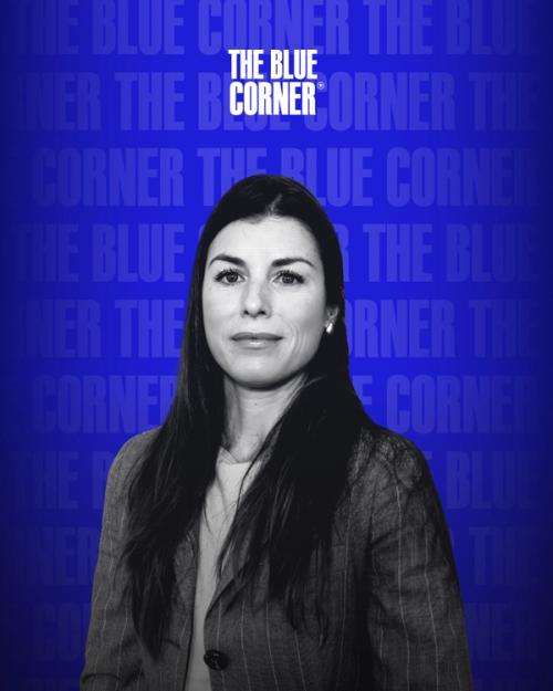 Foto di Vittoria Ferragamo presso gli studi di The Blue Corner Media