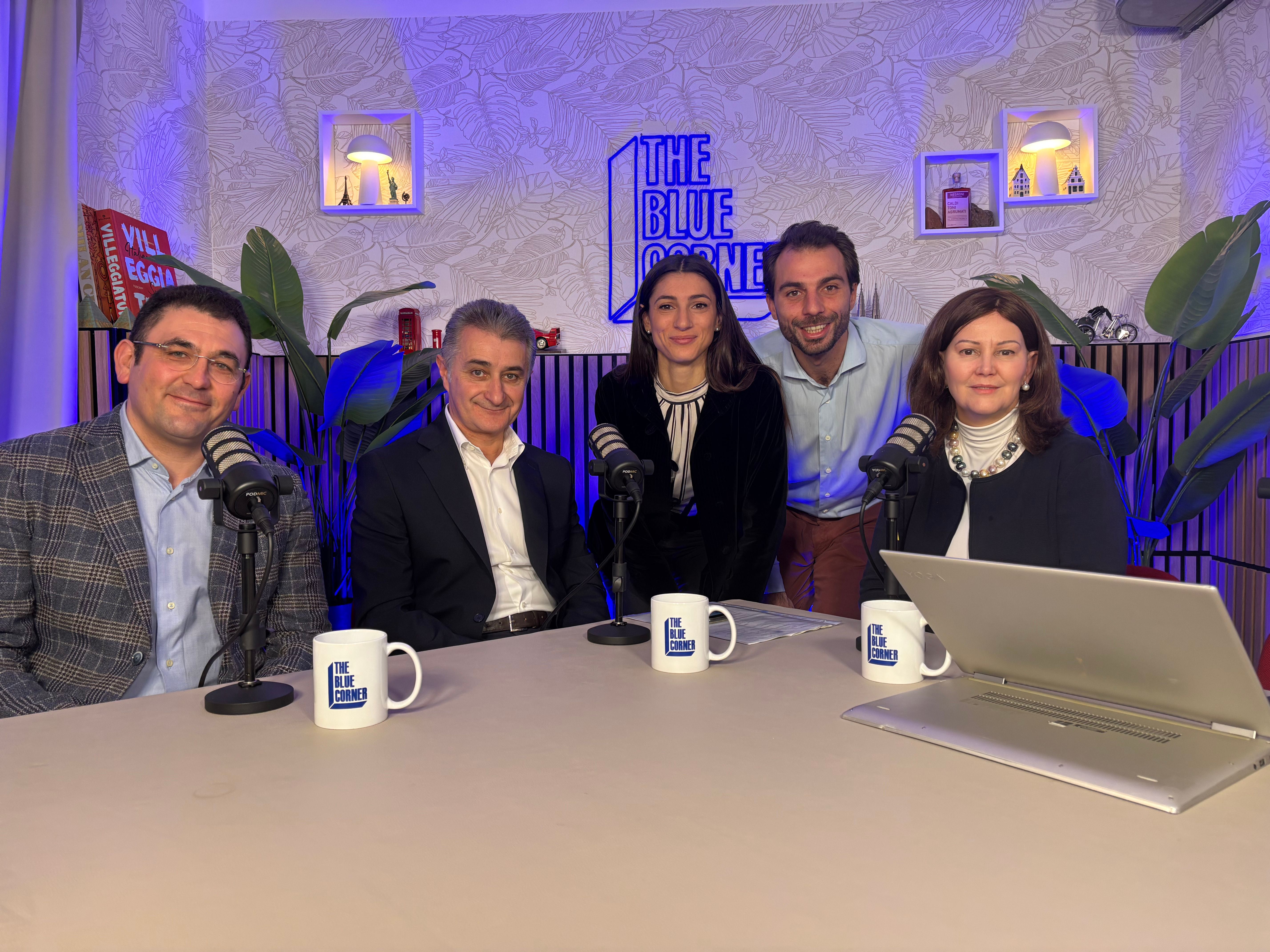 Tracey Battisti ospite al podcast di the blue corner media