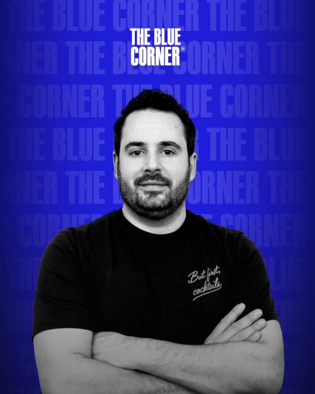 Foto di Andrea Tortora presso gli studi di The Blue Corner Media