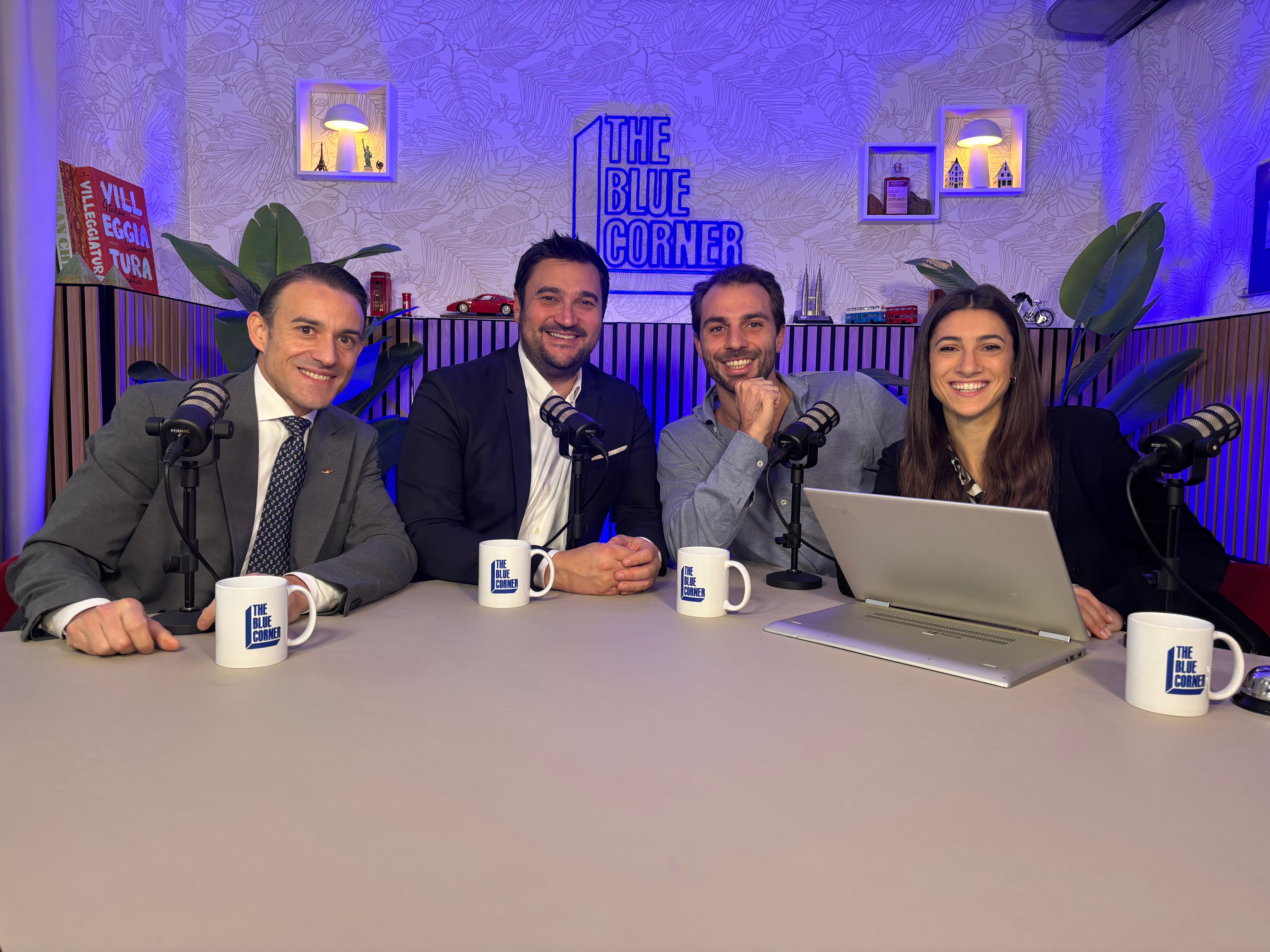 mattia pastori e gugliellmo miriello intervistati al podcast di the blue corner media