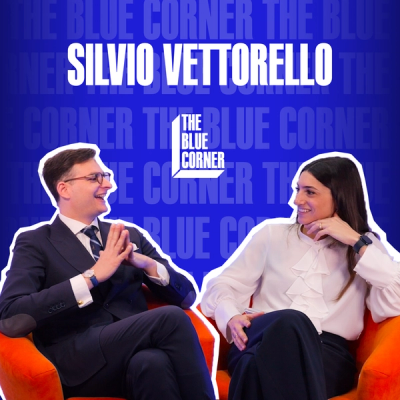 Silvio Vettorello presso gli studi di The Blue Corner Media