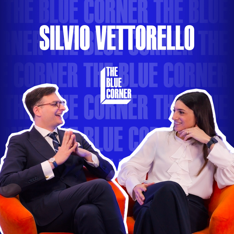 Silvio Vettorello presso gli studi di The Blue Corner Media