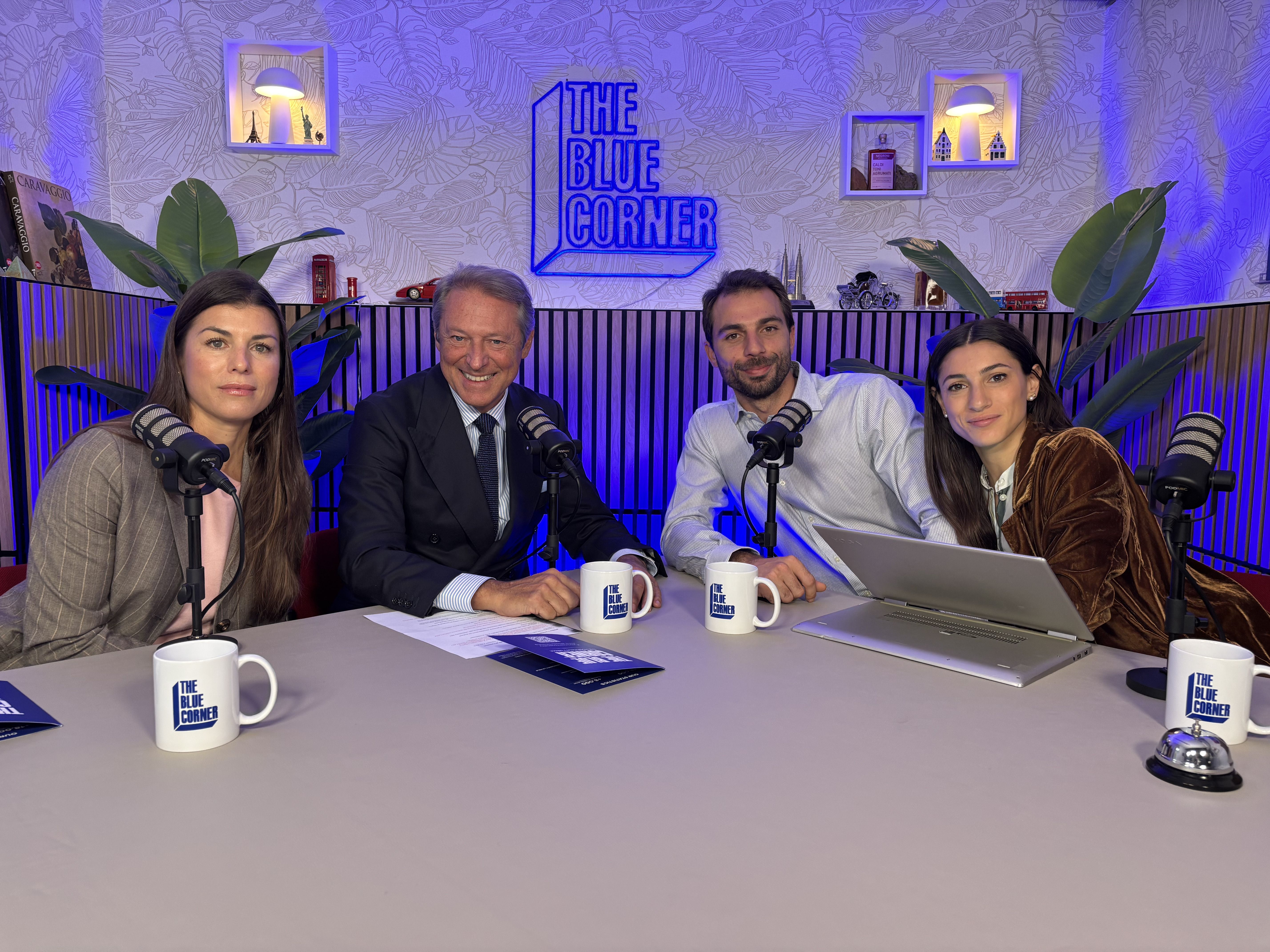 Vittoria Ferragamo e Giorgio Caire di Lauzet ospiti al podcast di The Blue Corner Media