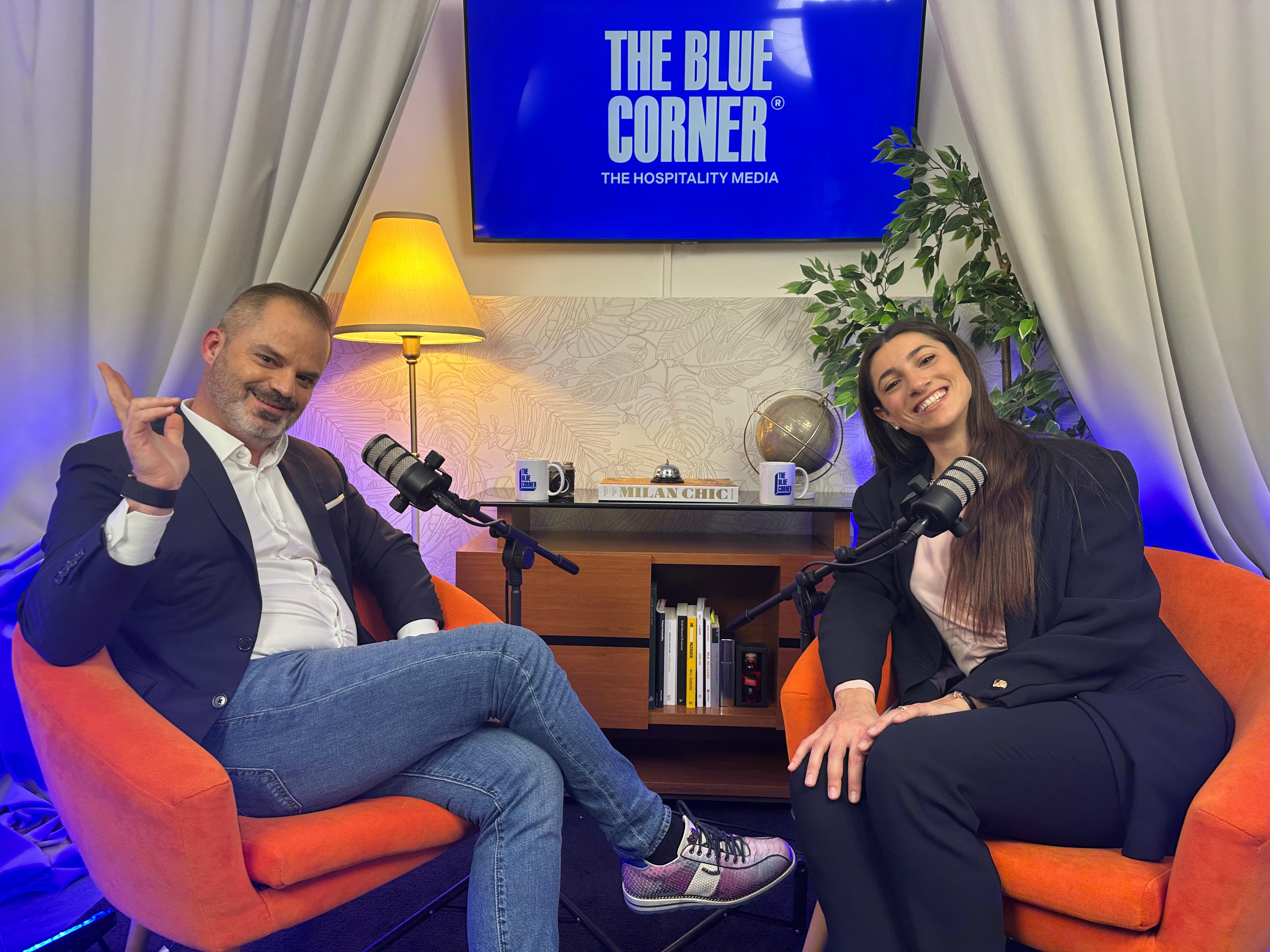 Marcello Cicalò intervistato da Eugenia Pronzati nel poscast di The Blue Corner media