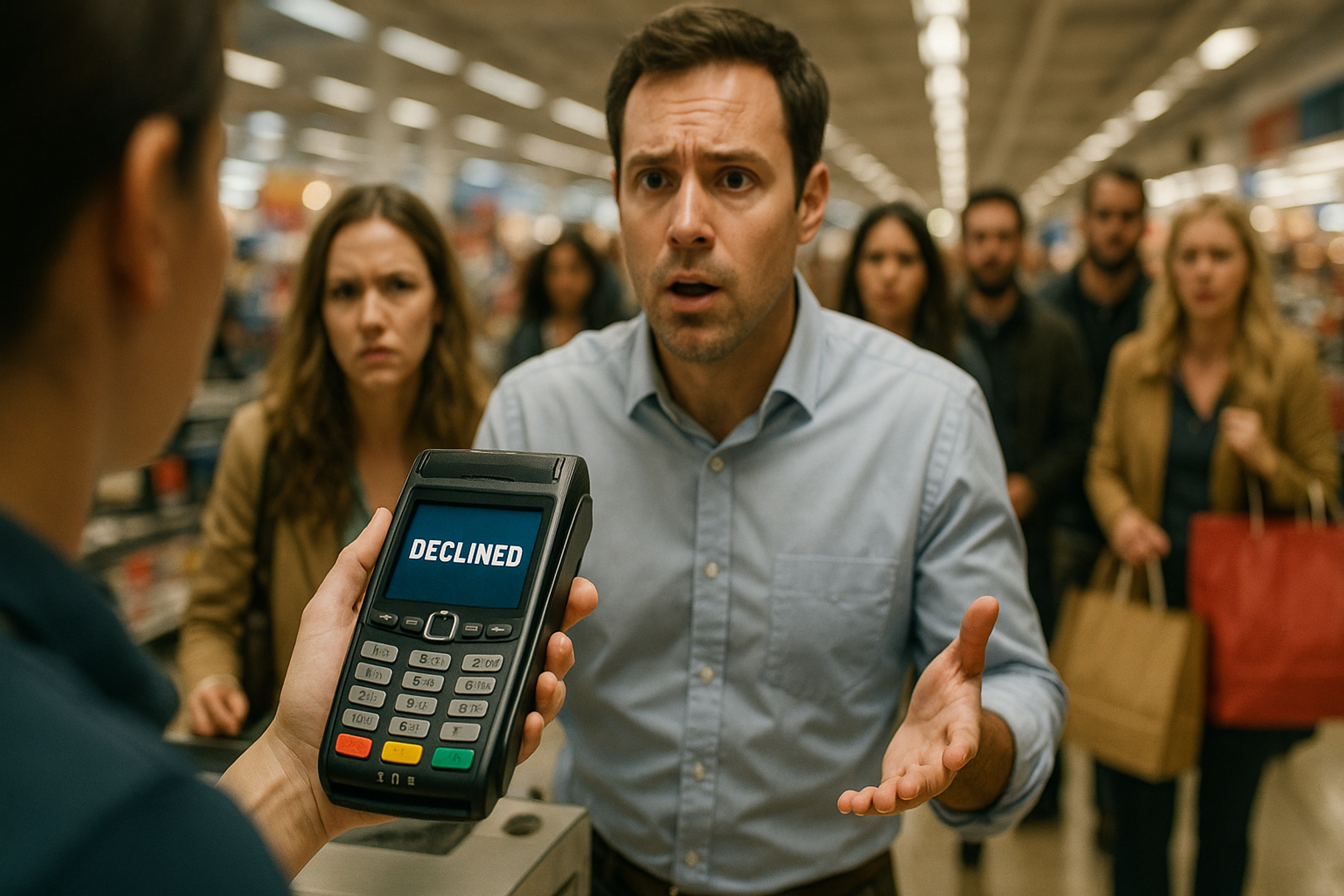 Declined credit card