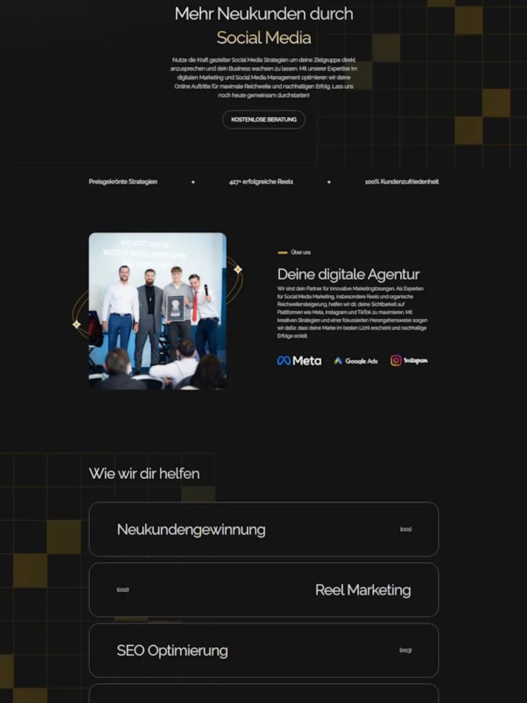 Webseite von OnCloudMedia GmbH