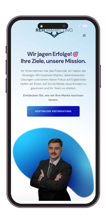 Webseite von Reh Marketing