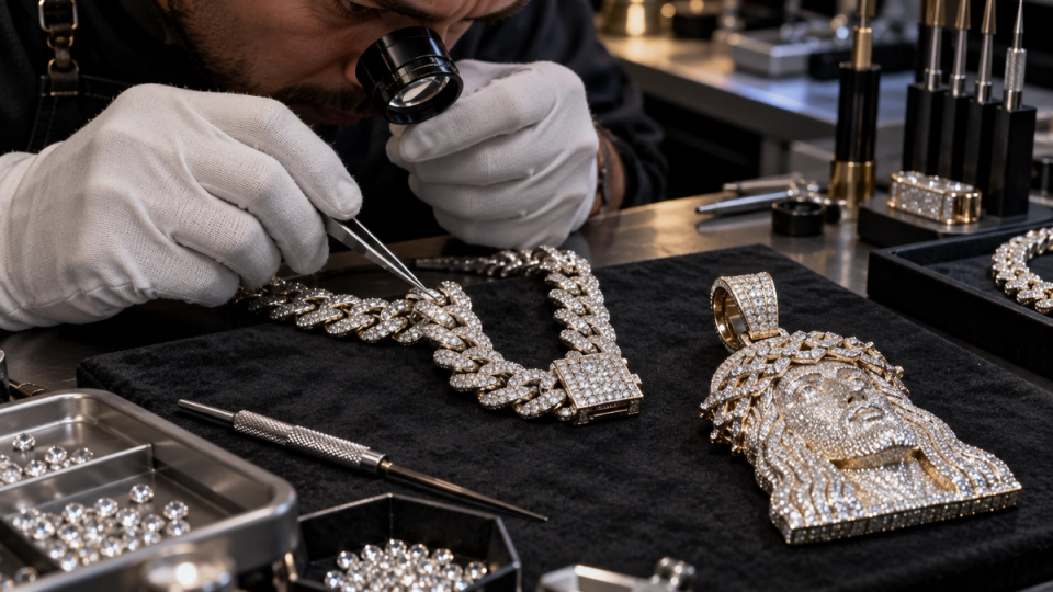 Prevent Loose Stones in Iced Out Chains and Pendants