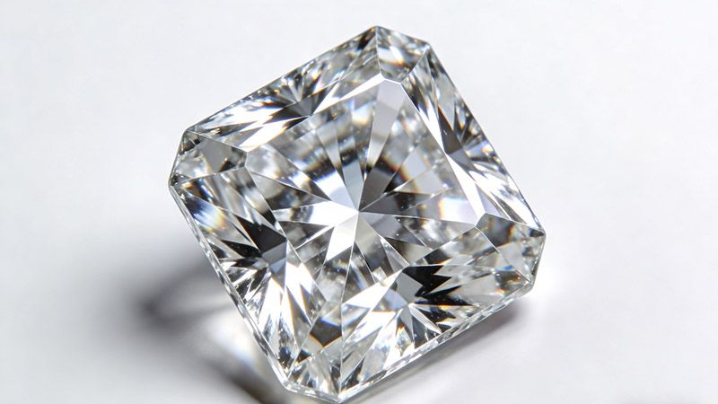 The princess-cut diamonds are famous for their modern square shape and brilliant faceting.