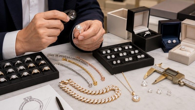 Missjeweler is a B2B-focused option for sellers who want to source custom moissanite jewelry