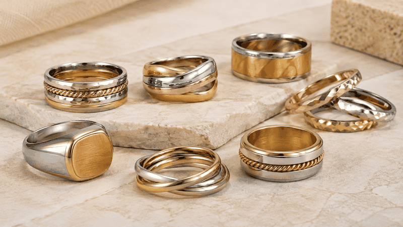 Rings offer strong trend visibility because customers see the color contrast clearly while wearing them.