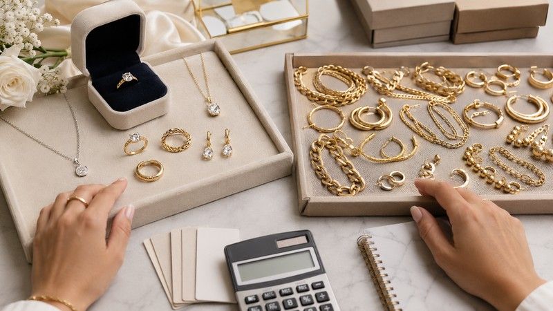 Gold vermeil normally costs more because it combines sterling
