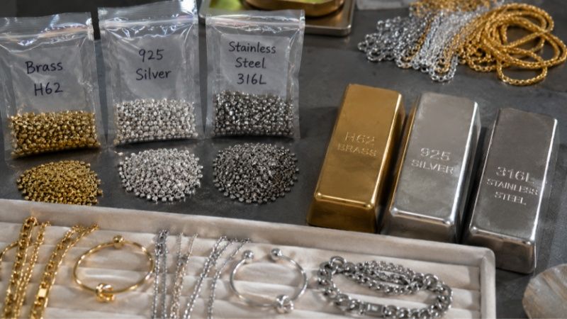 Base metal quality affects plating adhesion, color stability, polishing result, and customer experience.