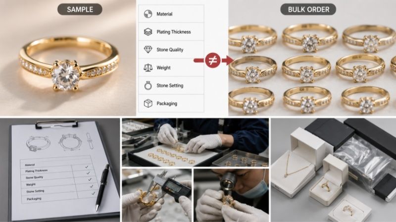 Sample and Bulk Order Differences
