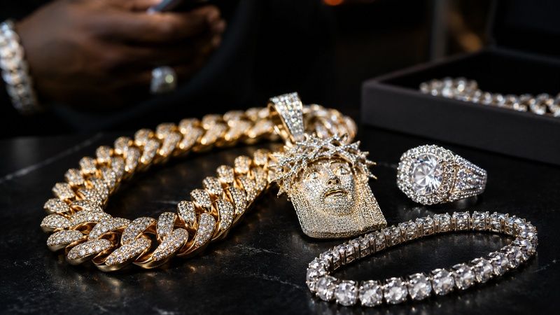 Icecartel is commonly positioned around hip hop jewelry, iced-out styles