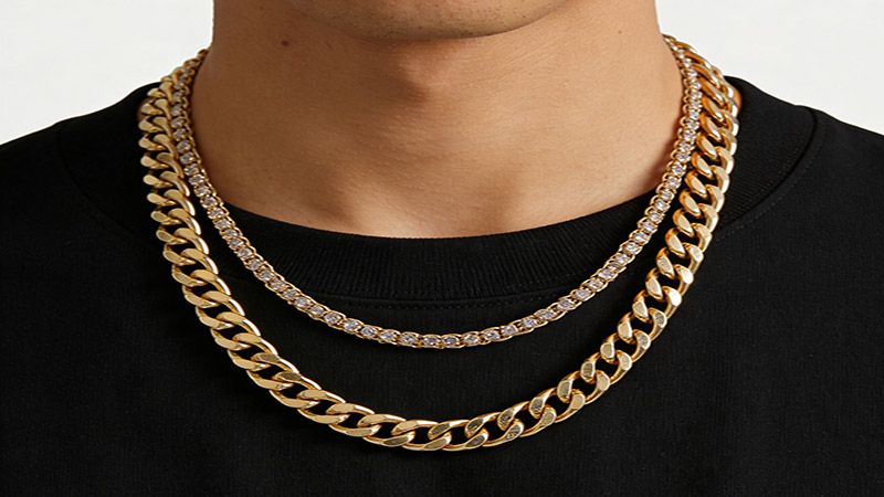 Wearing Chains alone or With Other Chains