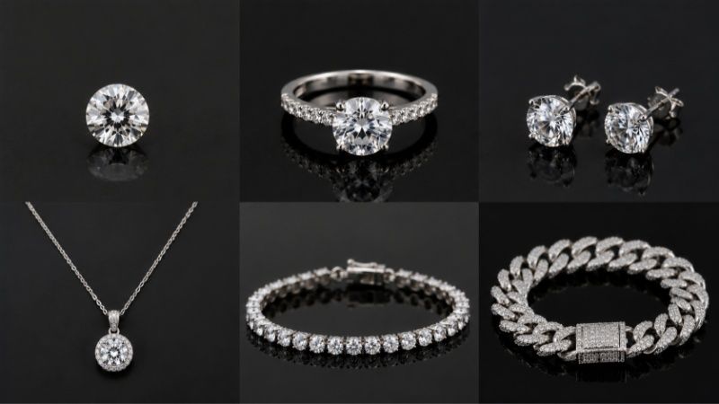Many buyers search for moissanite per carat price, but most jewelry brands are not only buying loose stones.