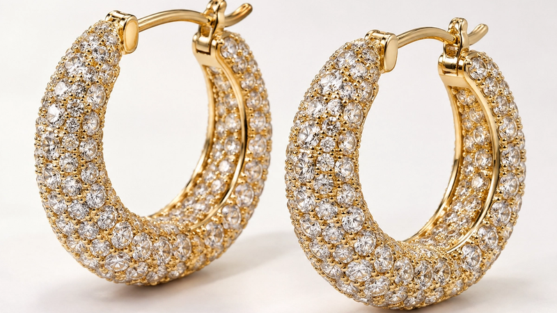 Hip Hop Hoop Earrings