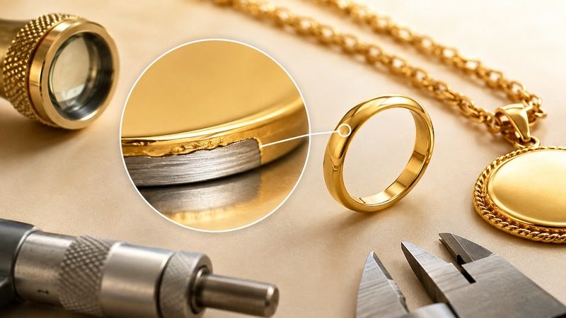 How Thick Is Gold Plating? A Practical Micron Guide for Buyers