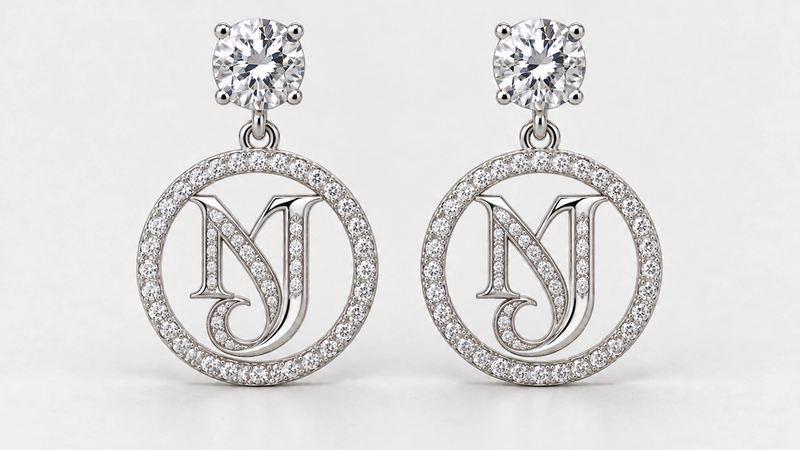 Custom Logo Earrings