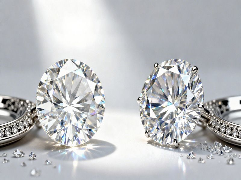 Moissanite vs Diamond