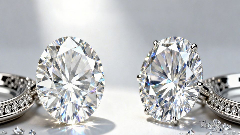 Moissanite vs Diamond